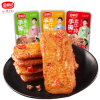 手撕素牛排100包/盒湖南豆干蛋白素牛肉排素肉豆制品零食品 韩式烧烤味10包